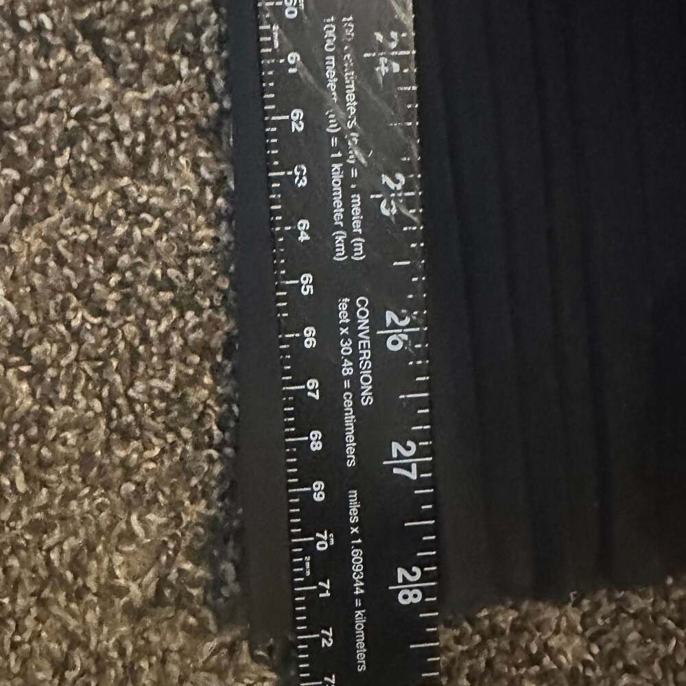 Bloom Seasons Black Light Weight Stretch Tie Waist Wide Leg Pleated Palazzo Pant - Picture 3 of 7